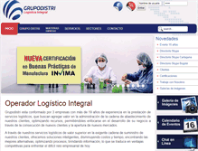 Tablet Screenshot of grupodistri.com
